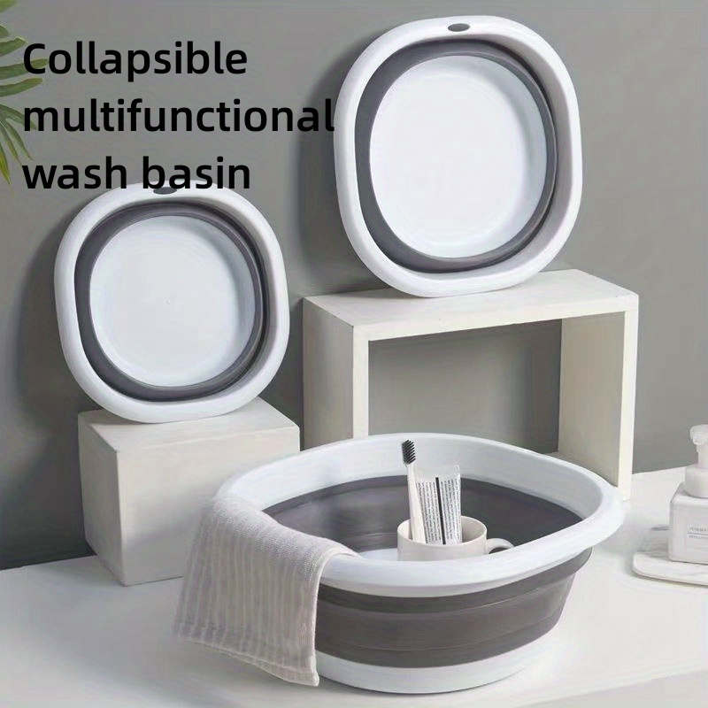 Collapsible Wash Basin Thickened Folding Wash Basin Temu