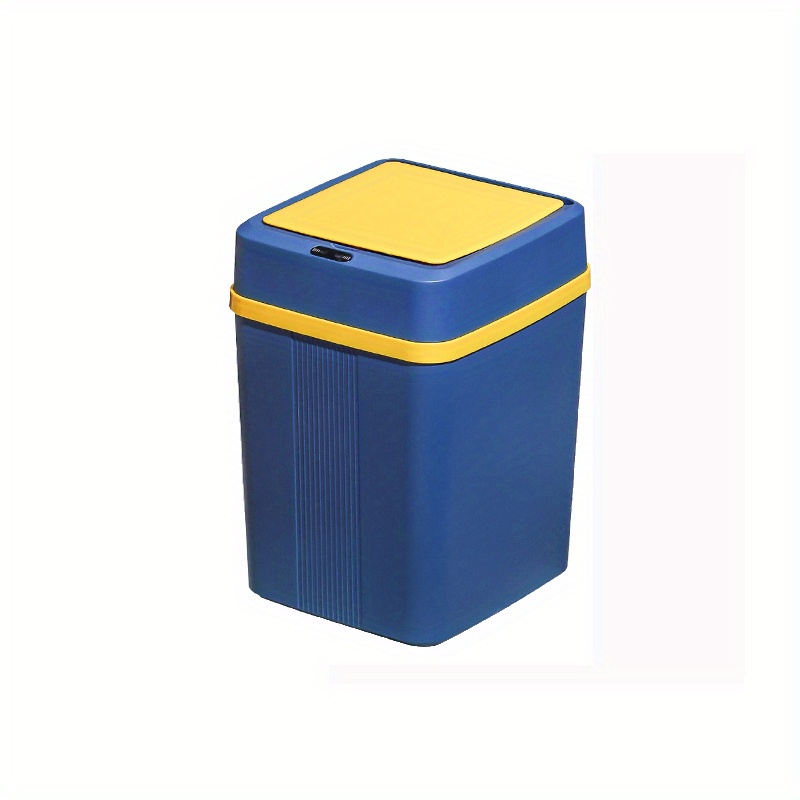 Cellphotouk Cubo de basura inteligente de 16 l, cubo de basura sin contacto  de estar perfecl Bote de basura inteligente