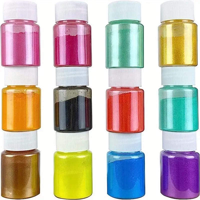 12 Colors / Bottle Mica Powder Pigment Candle Making Dye - Temu