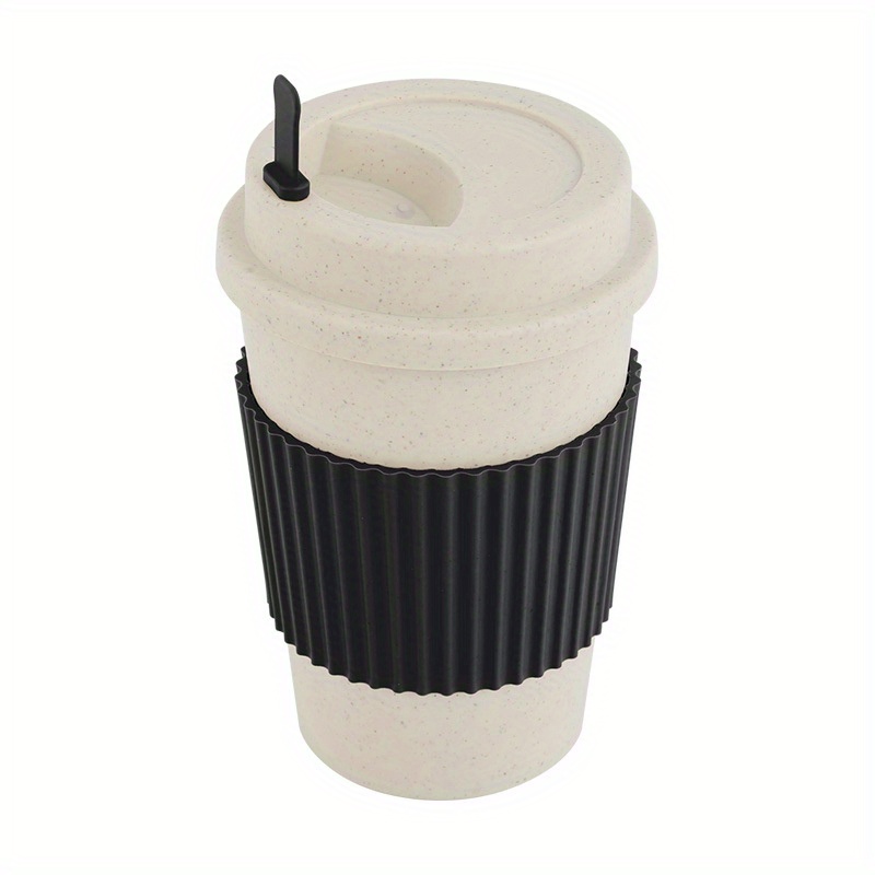 Full Color Coffee Cup Sleeve Reusable Black Insulated Coffee