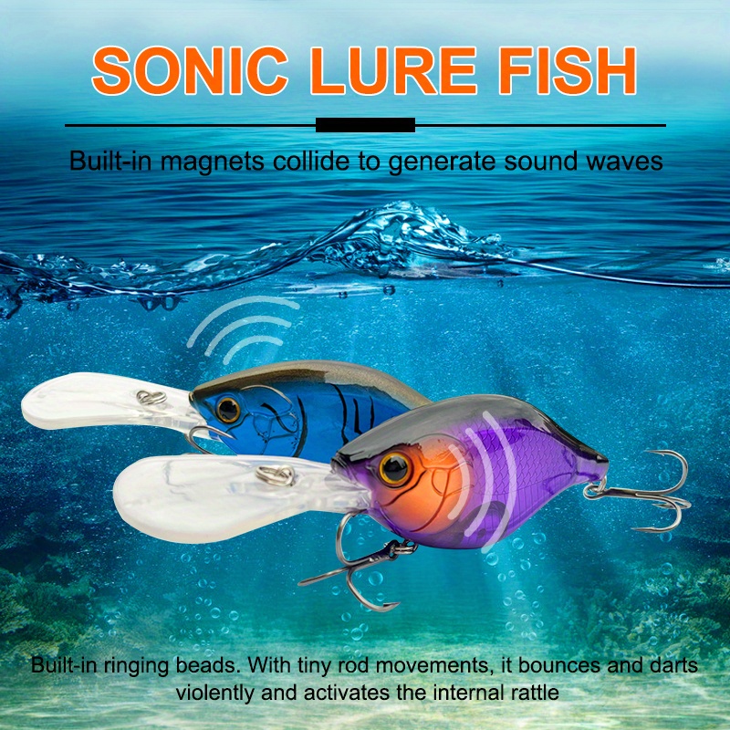 Fishing Lures Profound Pulse Floating Bass Sound Wobblers - Temu