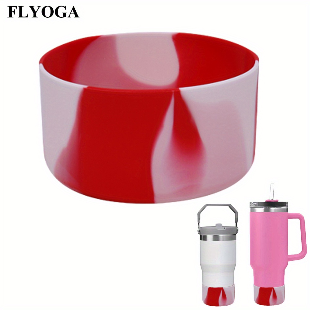 Silicone Colorful Cup Bottom Sleeve For Tumbler With - Temu