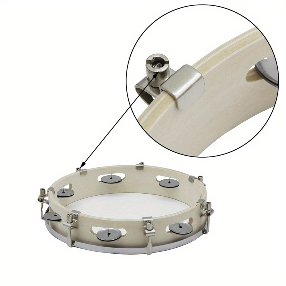 Wood colored Hand cranked Bell Drums Educational Musical Temu Philippines