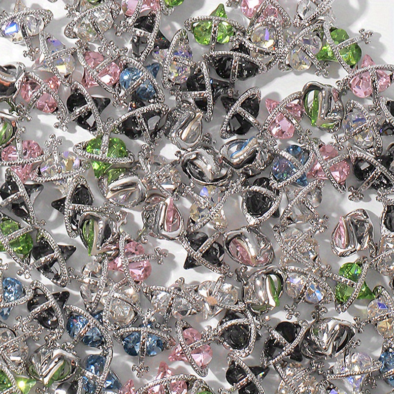 54 Pieces Nail Charms Rhinestones … curated on LTK