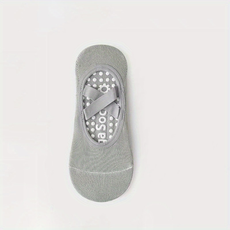 Yoga Socks (Black & Grey Anti-Slip) - Grey