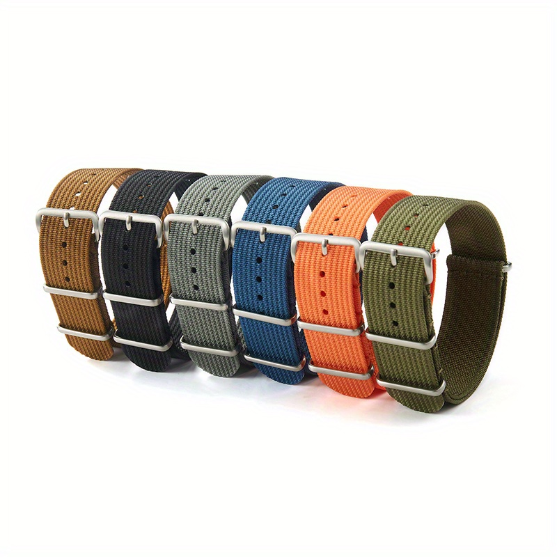 Nylon Watch Band With Stainless Steel Buckle 18mm 20mm 22mm, Ideal choice for Gifts For King's Day details 2