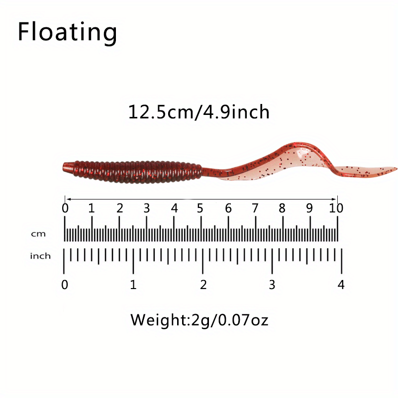 Bionic Soft Fish Lure Bait Artificial Silicone Worm Lure - Temu Canada