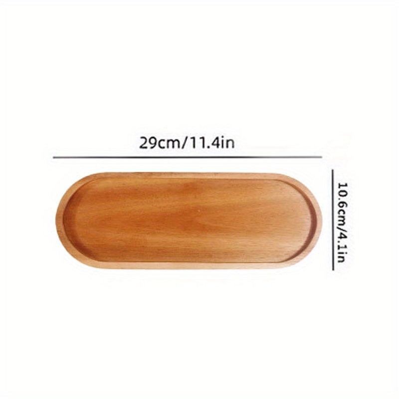 Wooden Serving Trays Bathroom Wooden Rectangle Tray With - Temu
