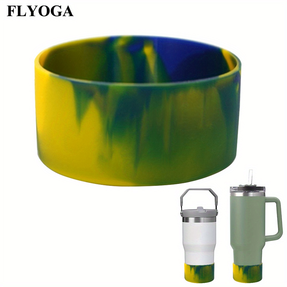 Silicone Colorful Cup Bottom Sleeve For Tumbler With - Temu