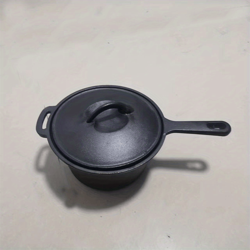 Deep Pan Braising Pan Saucepan Lid Induction Ø11in Die-Cast Pot Pan