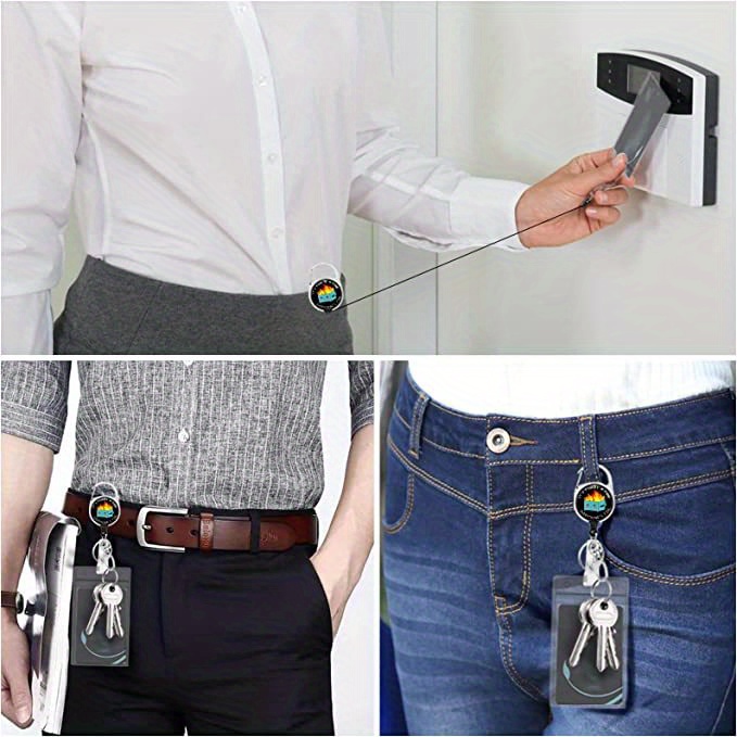 Soft ID card holder clear with Clip 