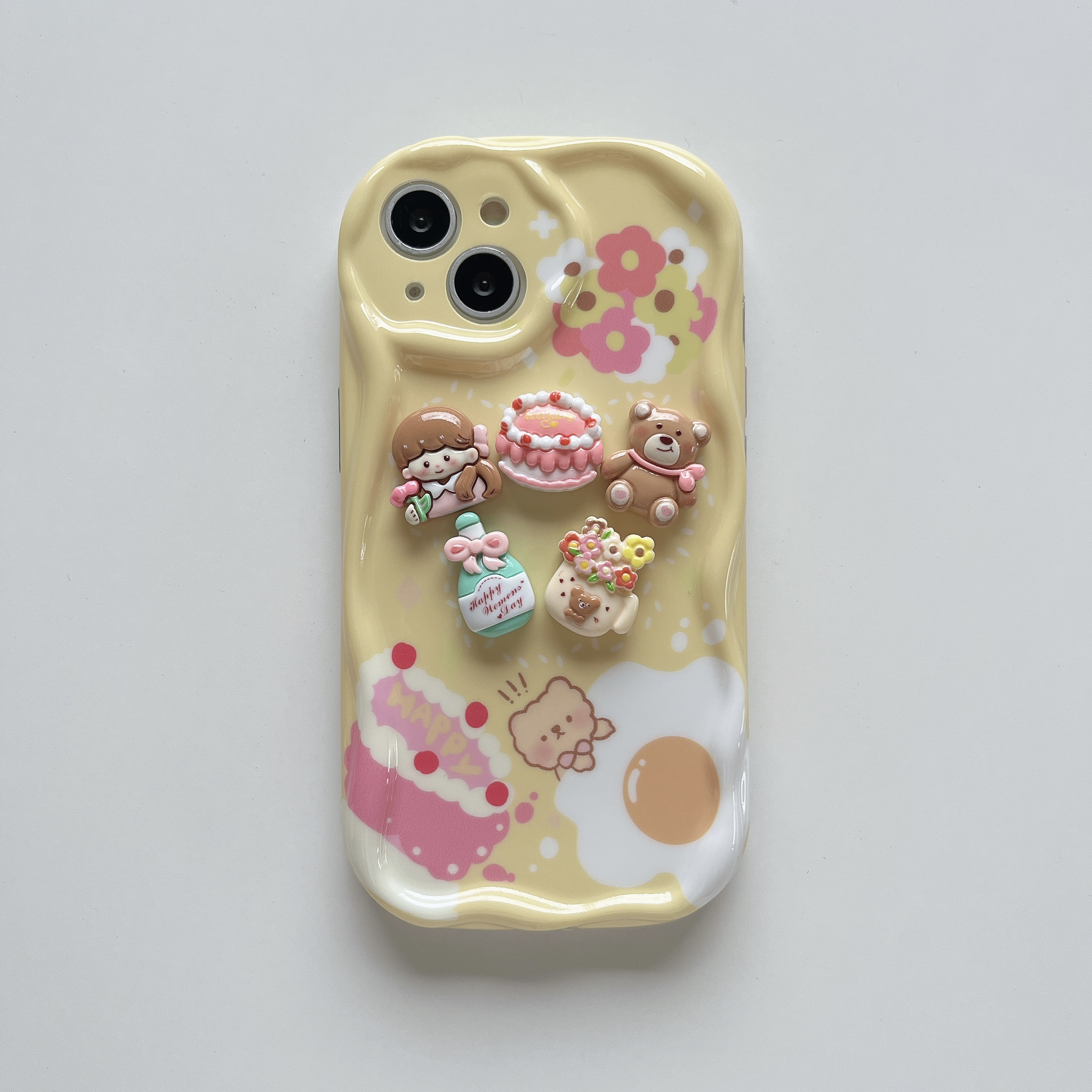 Hello kitty phone case for Apple 12 three-dimensional cute cartoon soft  lanyard