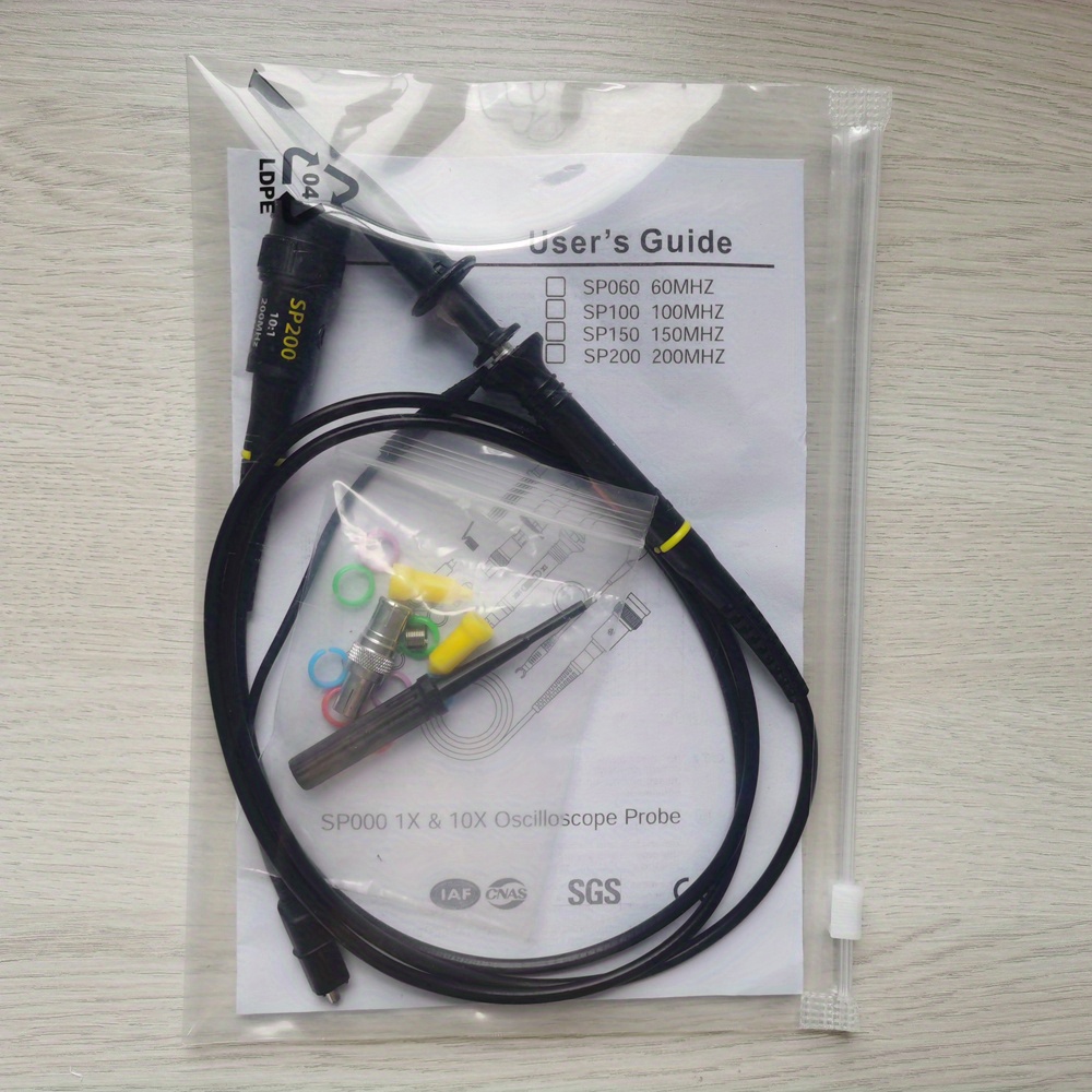 Sp200 Oscilloscope Probes Kit Accessories 200 Mhz High Temu
