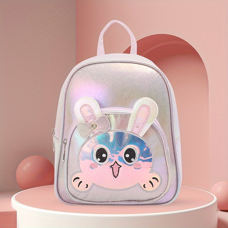 Funny Rabbit Ears Backpack with Bow for Girls