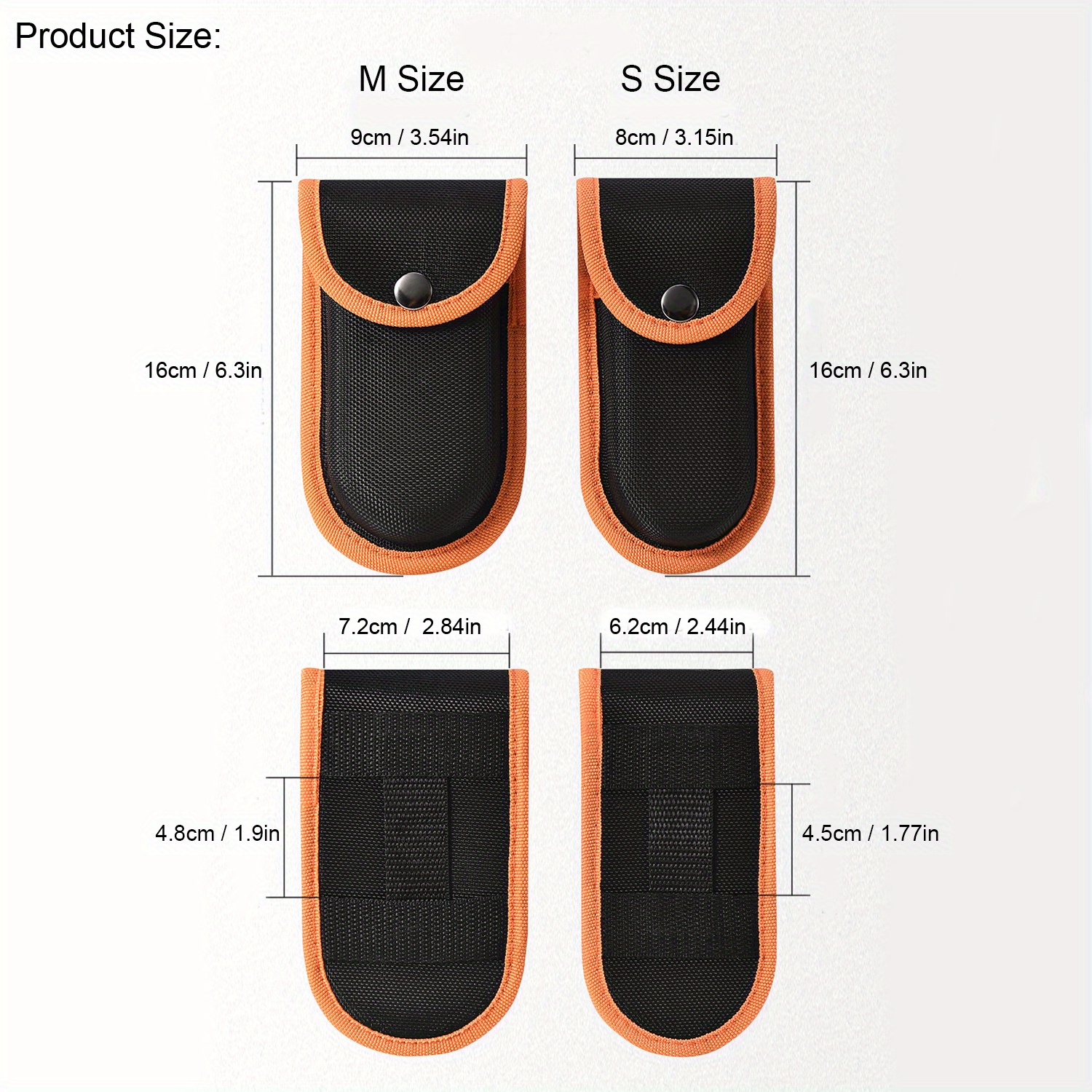 Nylon Case Belt Loop For Multitool, Horizontally Carry Nylon Sheath For