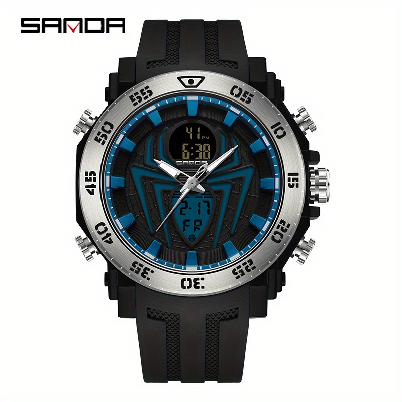 Men s Watch Spider Dial Chronograph Multi Functional - Temu