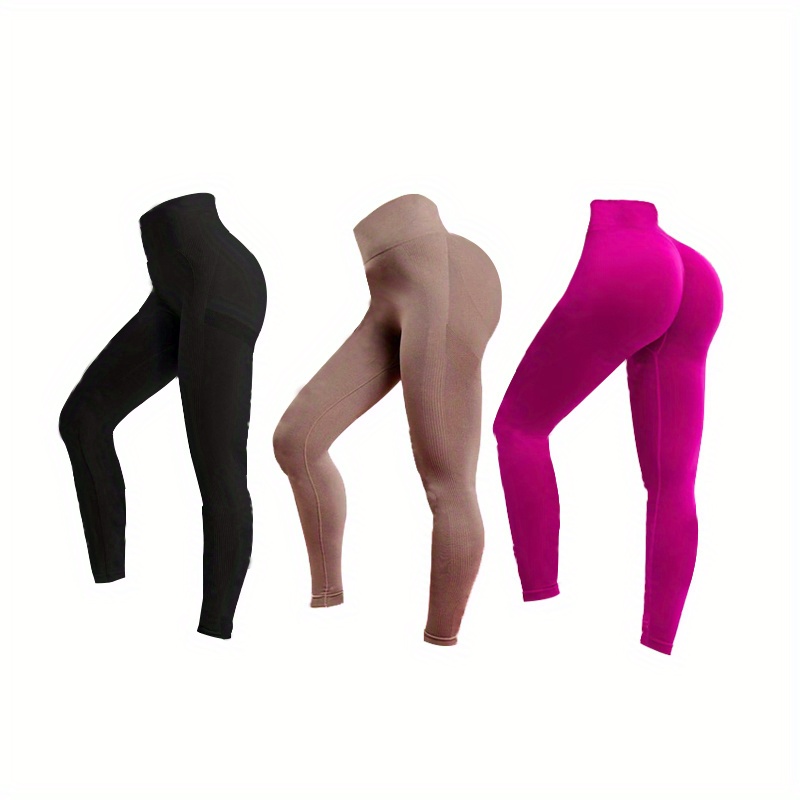 EHQJNJ Compression Seamless Leggings Lifting Fitness Jogger Activewear  Breathable High Waist Yoga Pants