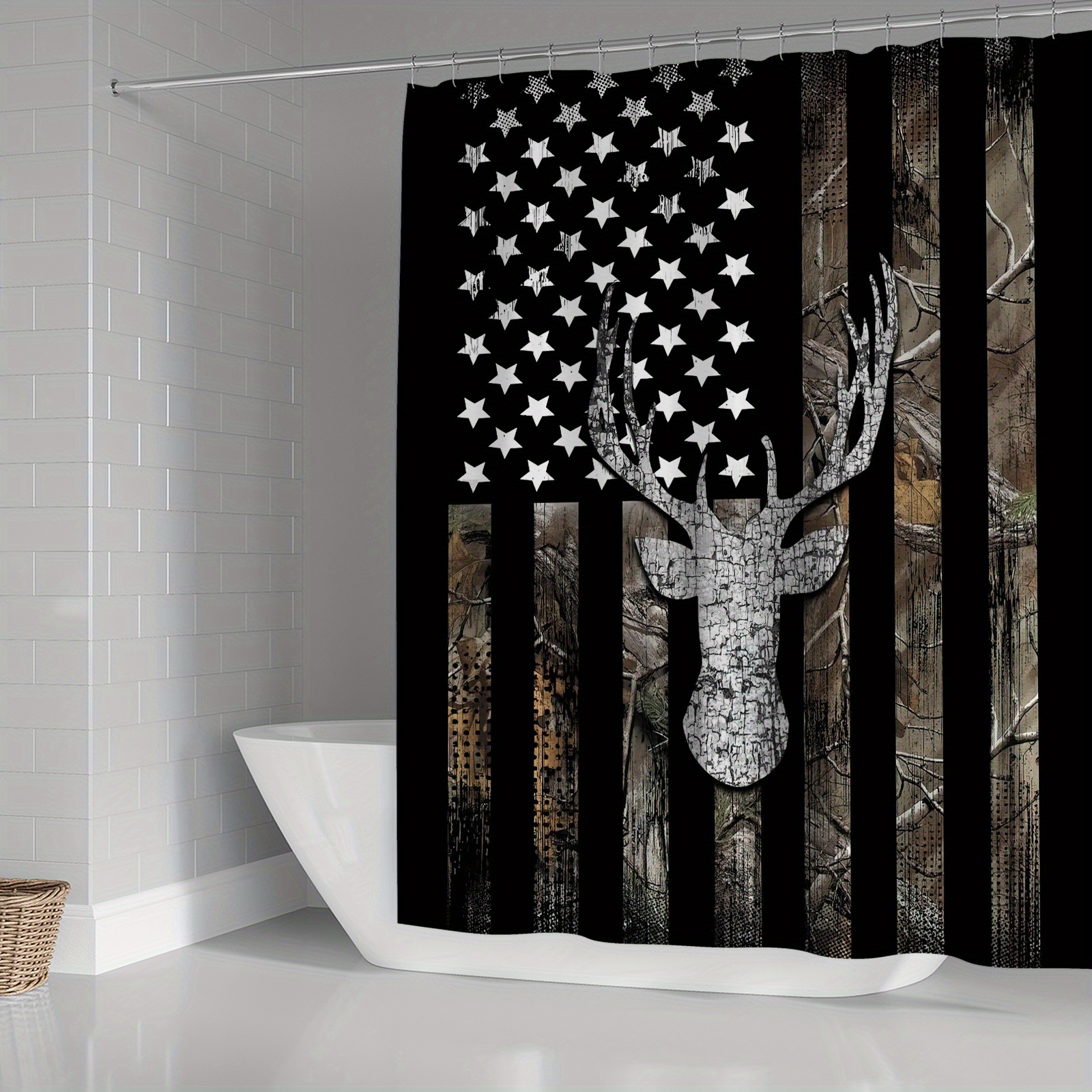 Native Wildlife Bathroom Set (3pcs), Black Forest Decor