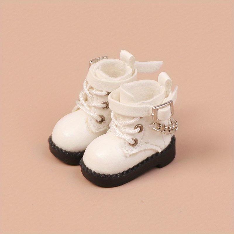 One Pair, 0.98 Inchob11 High-top Baby Shoes, Baby Accessories Chain Baby  Shoes, Low-heeled Smooth Trend Baby Shoes