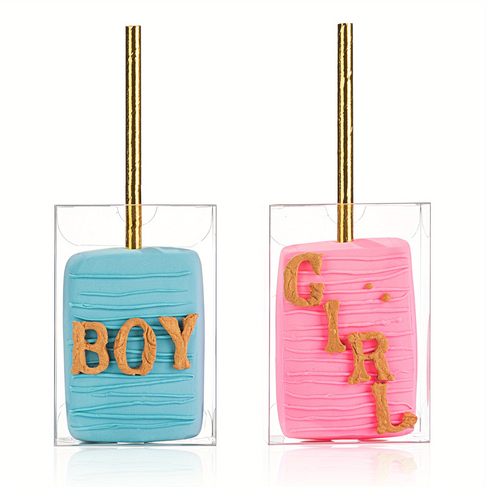 Cakesicle Gift Box Transparent Packaging Treat Boxes - Pack Of 2