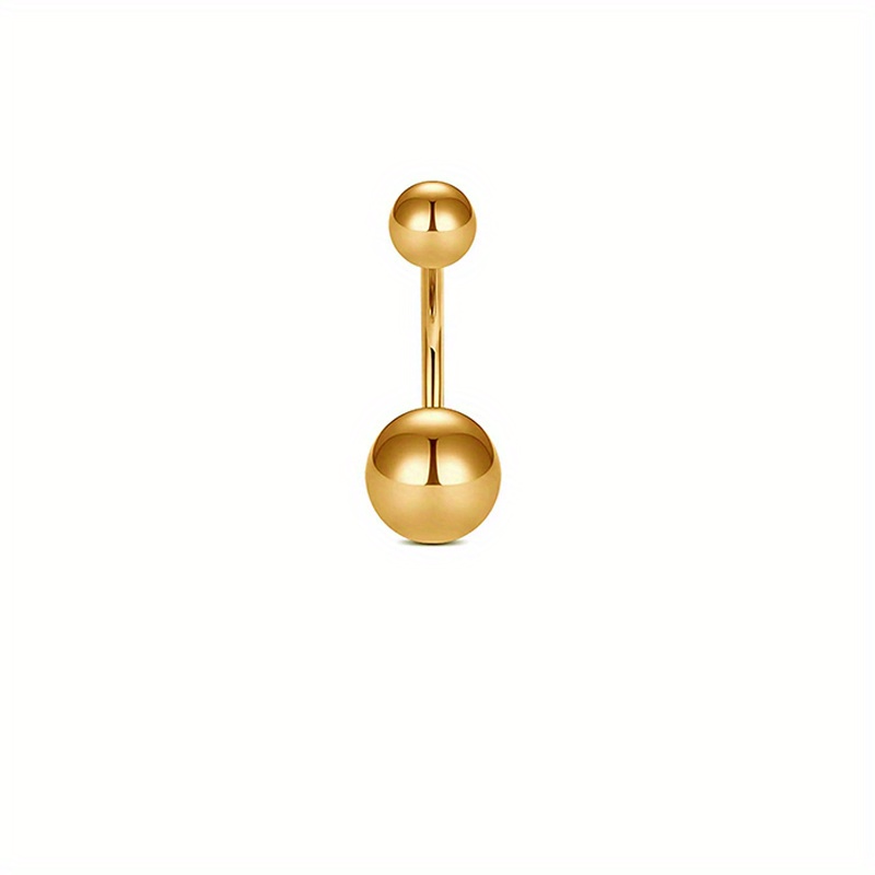 8pc Golden Love Heart Devil's Eye Belly Button Ring Set