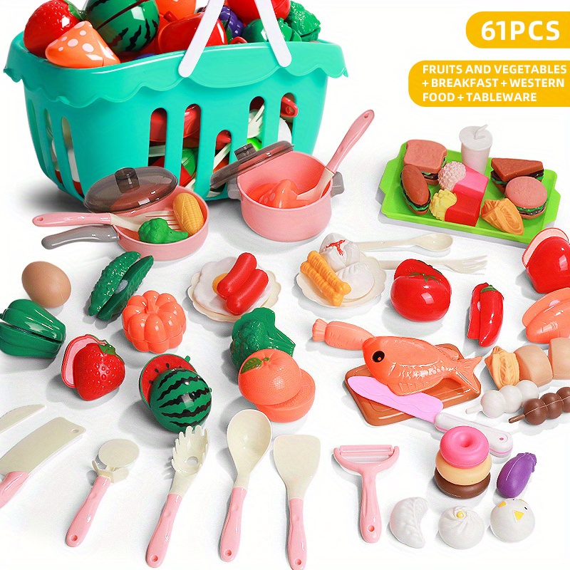 29pcs / set Unique Enfants Coupe Fruits Légumes Aliments Jouer Jouets de  cuisine