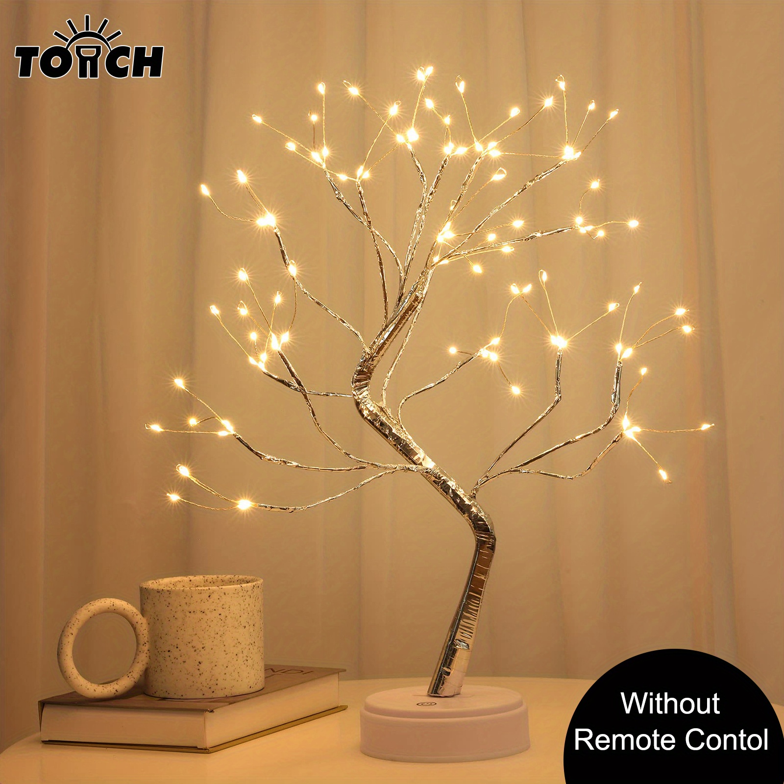 Diy Led Bonsai Tree Night Light Artificial Lighting Tree aa - Temu