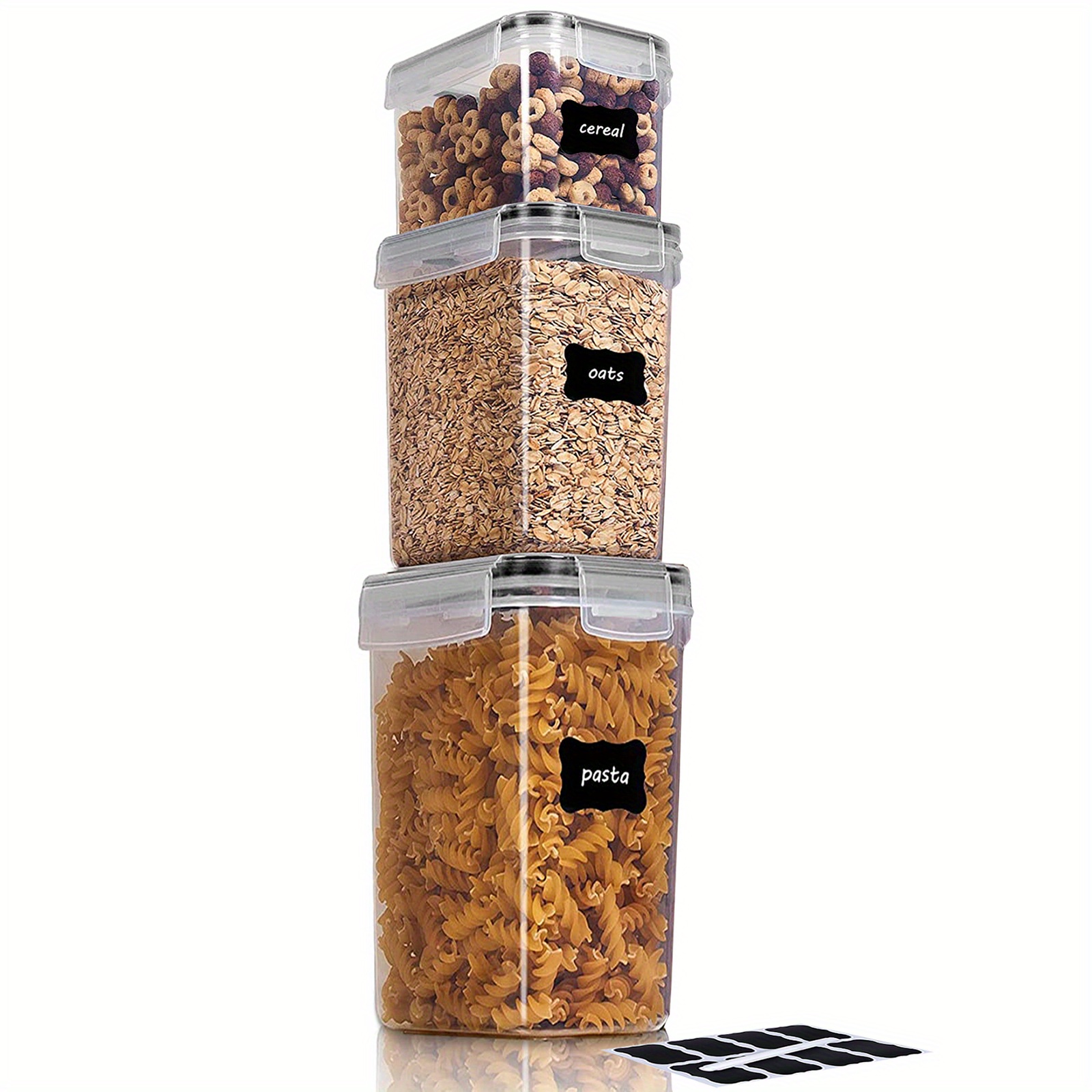 Airtight Food Storage Containers / 1.5qt /, Plastic Bpa Free Kitchen Pantry Storage  Containers For Sugar, Flour And Baking Supplies, Dishwasher Safe, Include  Labels And Marker, Kitchen Accessories - Temu