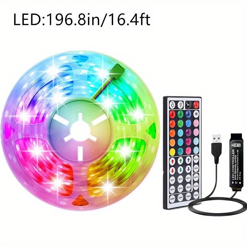 20 ft. Indoor LED RGB Tape Light with Remote Control