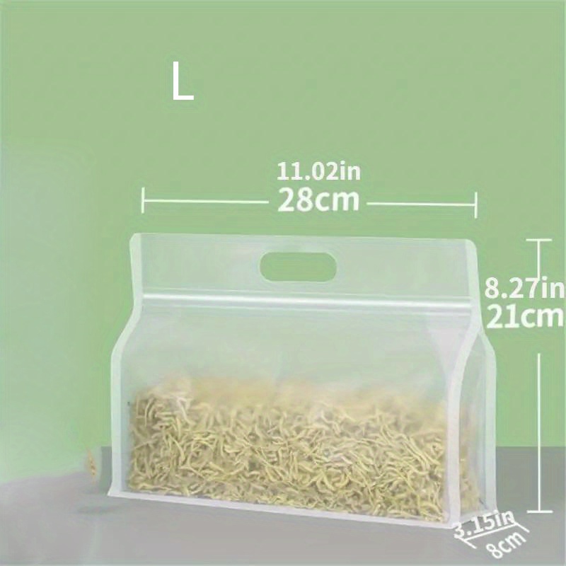 5pcs Clear Food Storage Bag