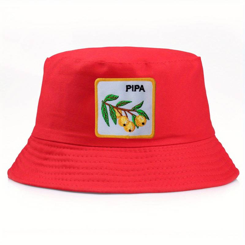 Opromo Unisex Cotton Twill Bucket Hat - Adjustable Summer Sun Cap For Hiking & Fishing
