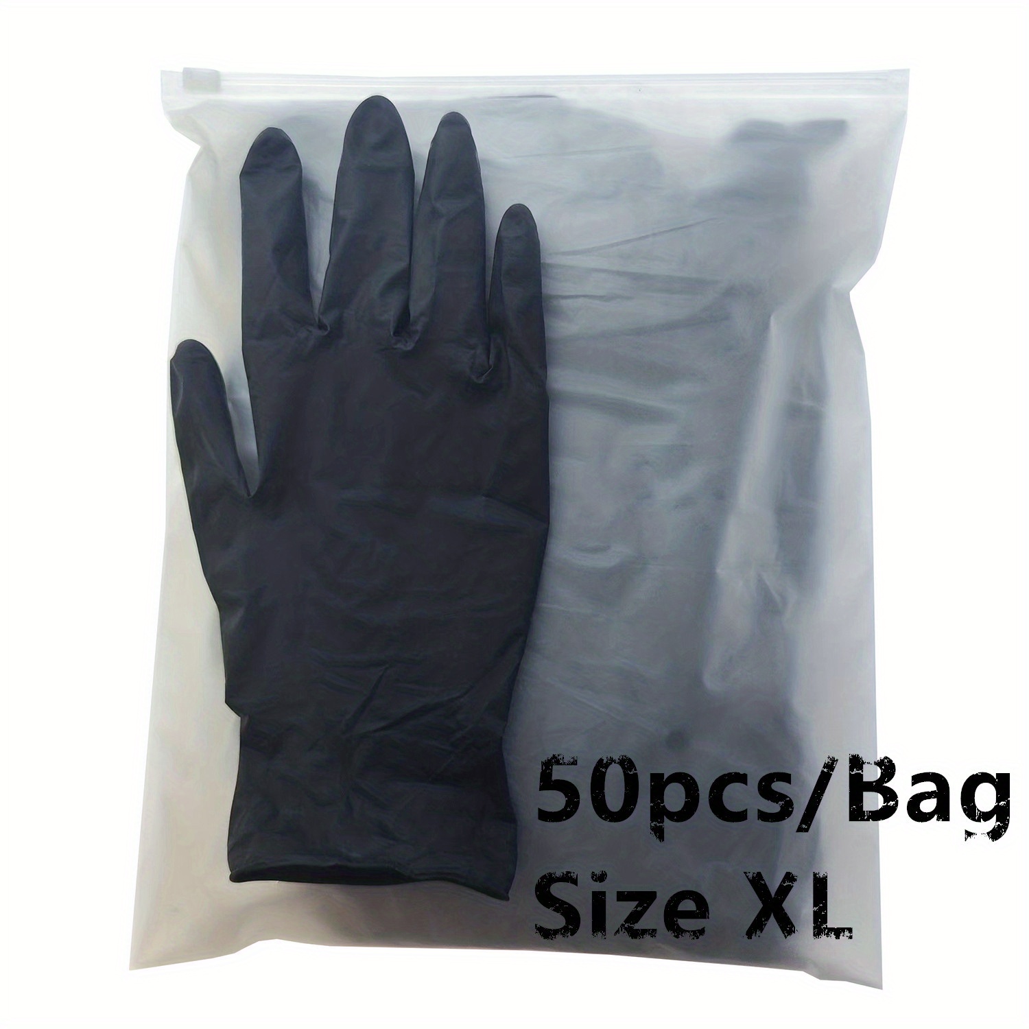 50 Guantes Desechables Nitrilo Guantes Trabajo Seguridad Sin - Temu