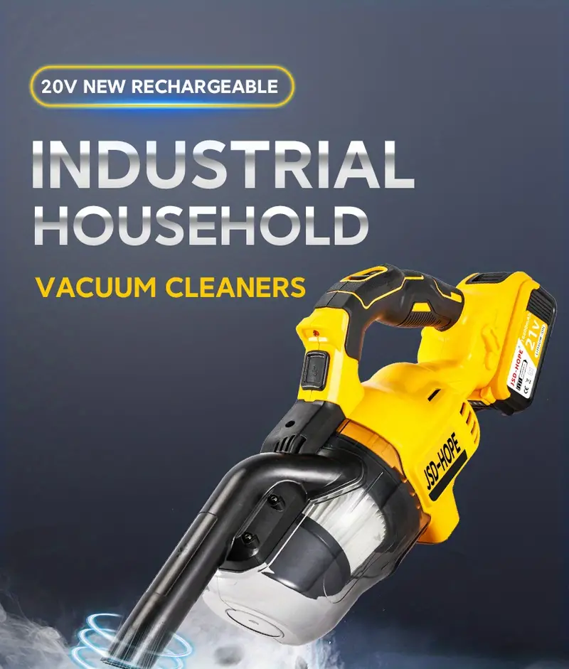 rechargeable industrial household handheld vacuum cleaner high power car mounted wireless dust collector details 0