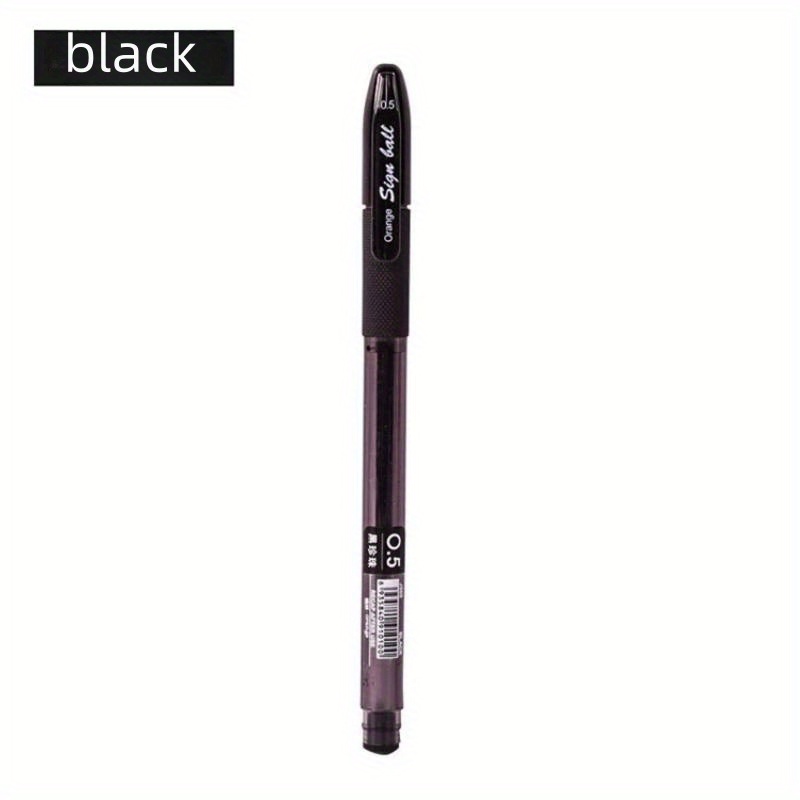 Liquid Gel Pens Premium Black Ink Medium Point Pen For - Temu