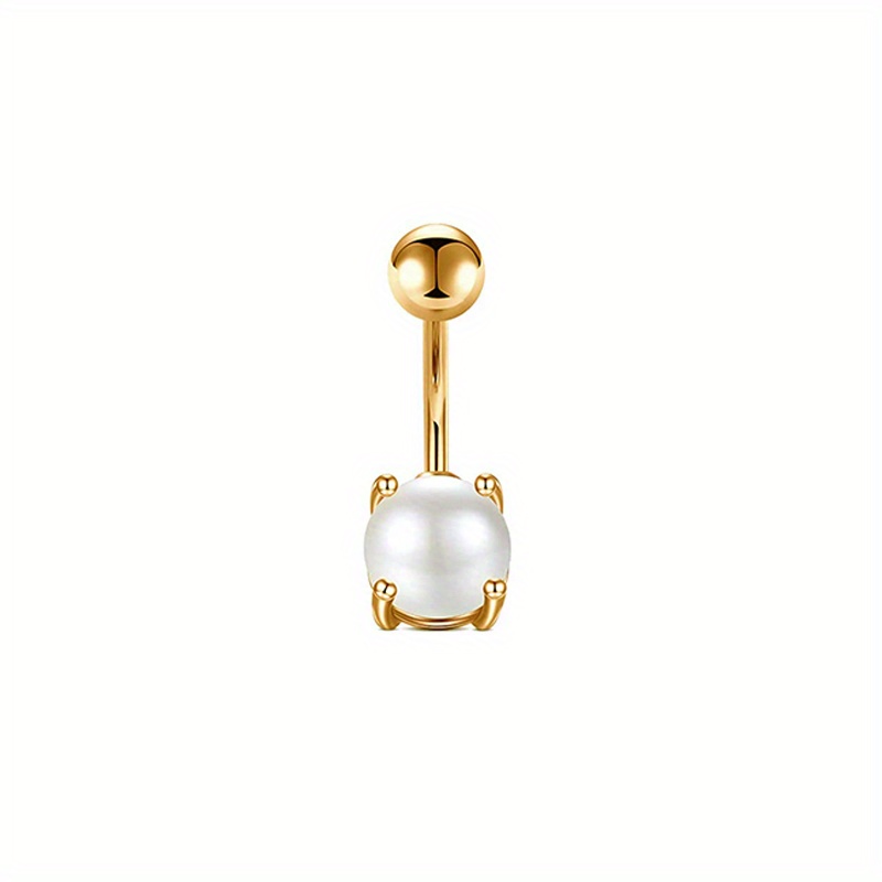 8pc Golden Love Heart Devil's Eye Belly Button Ring Set