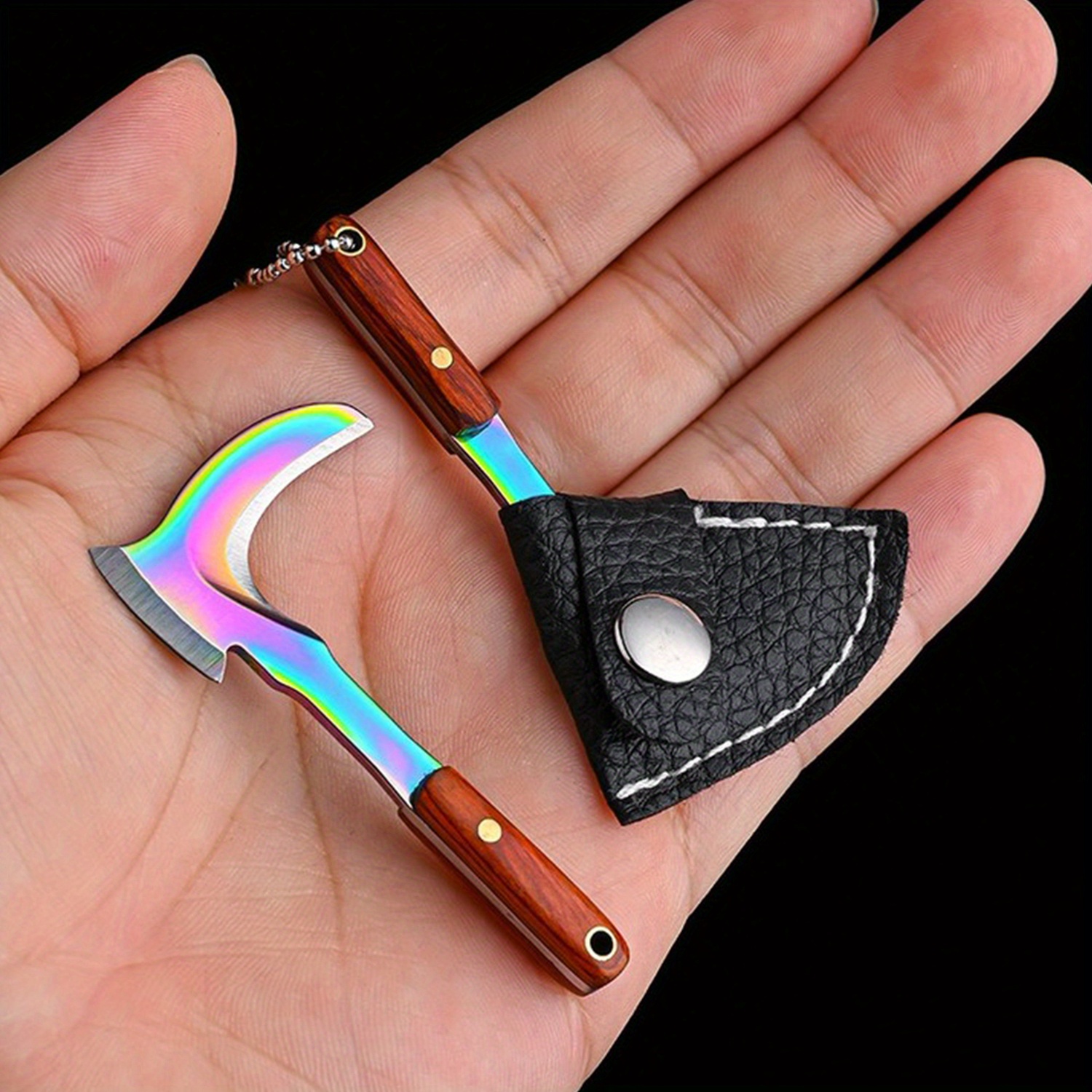 1pc Stainless Steel Edc Mini Pocket Knife Key Chain For Men Knife Fishing  Camping Tools Keychain - Jewelry & Accessories - Temu