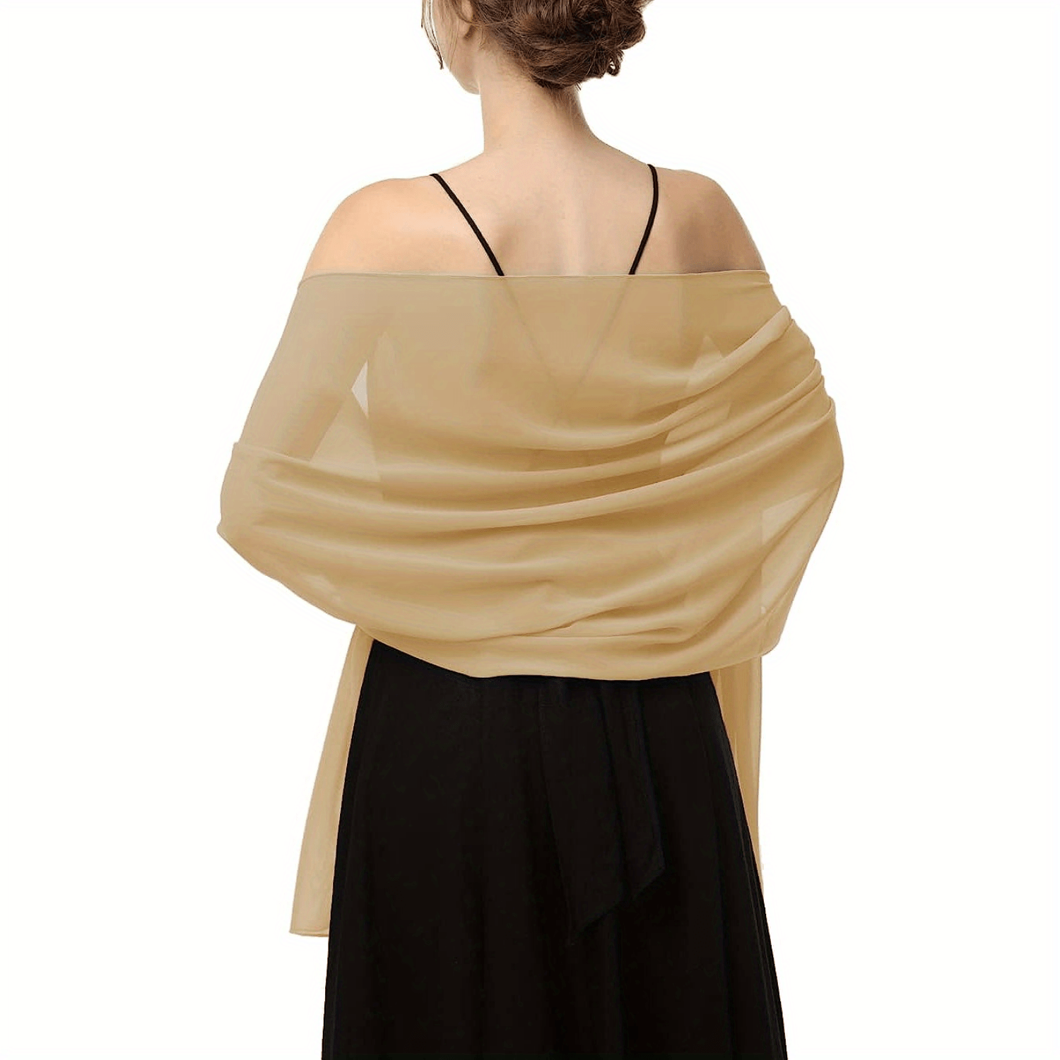 Long Lightweight Chiffon Shawl Solid Color Sunscreen Hijab - Temu