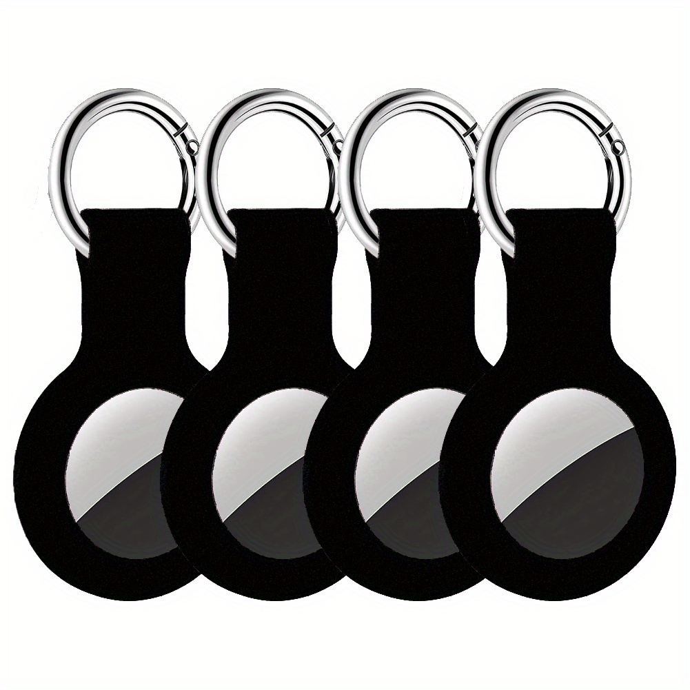 4 Pack Silicone AirTag Case Keychain Holder for GPS Item Finders