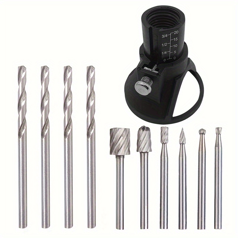 Drill Bit Set Rotary Tool Cutting Tools For Woodworking Wood - Temu