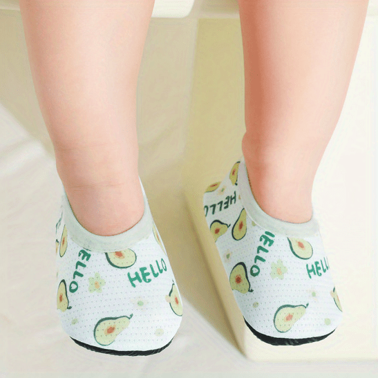 WELOKOI Baby Floor Socks Mesh Fruit Pattern Children's Soft Sole Floor Shoes