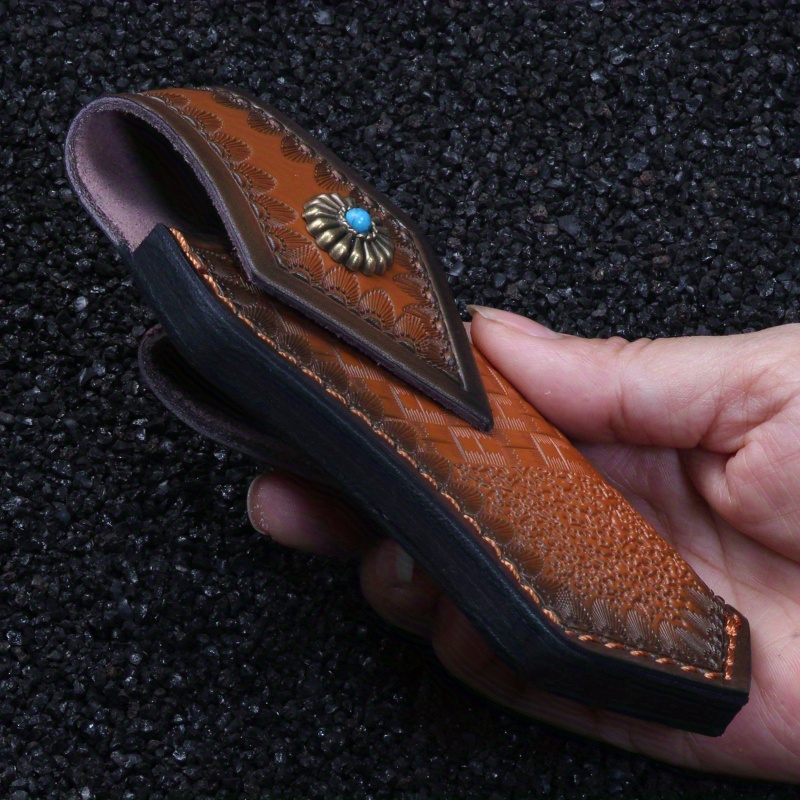 Pocket Knife Cover Leather Knife Cover Folding Knife Temu