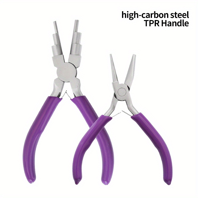 Jewelry Pliers 1 Bail Making Pliers Carbon Steel Round Nose - Temu