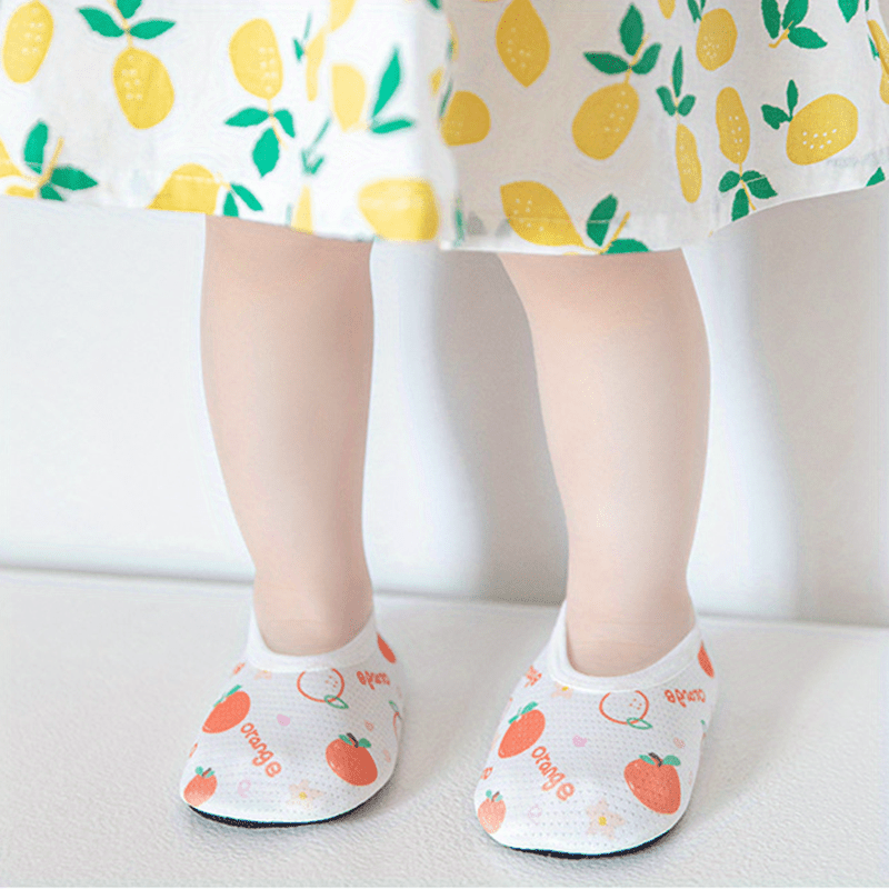 WELOKOI Baby Floor Socks Mesh Fruit Pattern Children's Soft Sole Floor Shoes