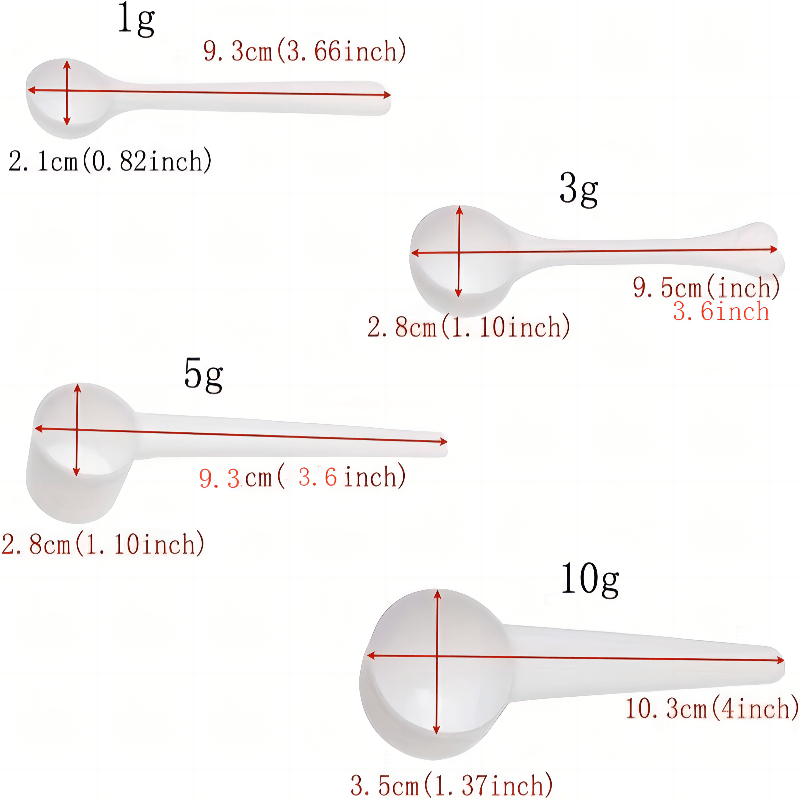 5g Plastic Scoop, For Protein Powder