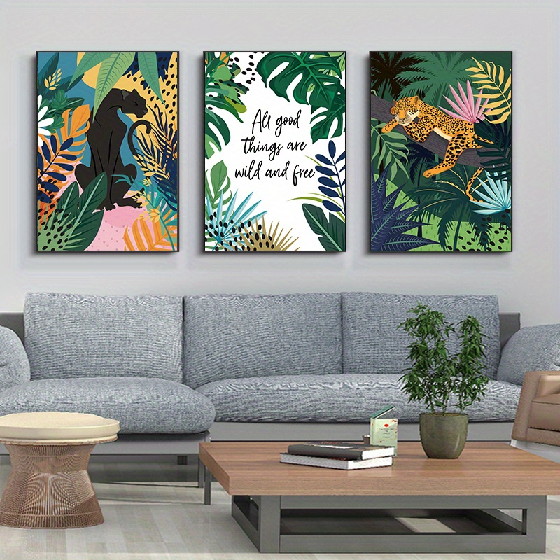 Leopard Palm Leaf II Wall Art, Canvas Prints, Framed Prints, Wall