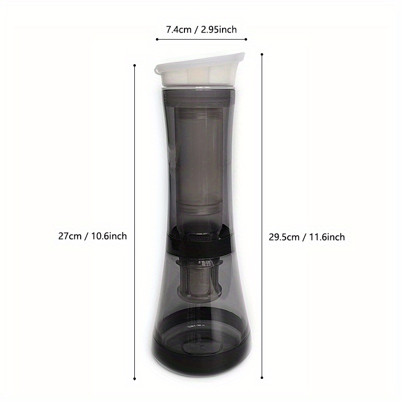 Cold Brew Iced Coffee Maker Tea Infuser - 1000ml Cold Brew Coffee