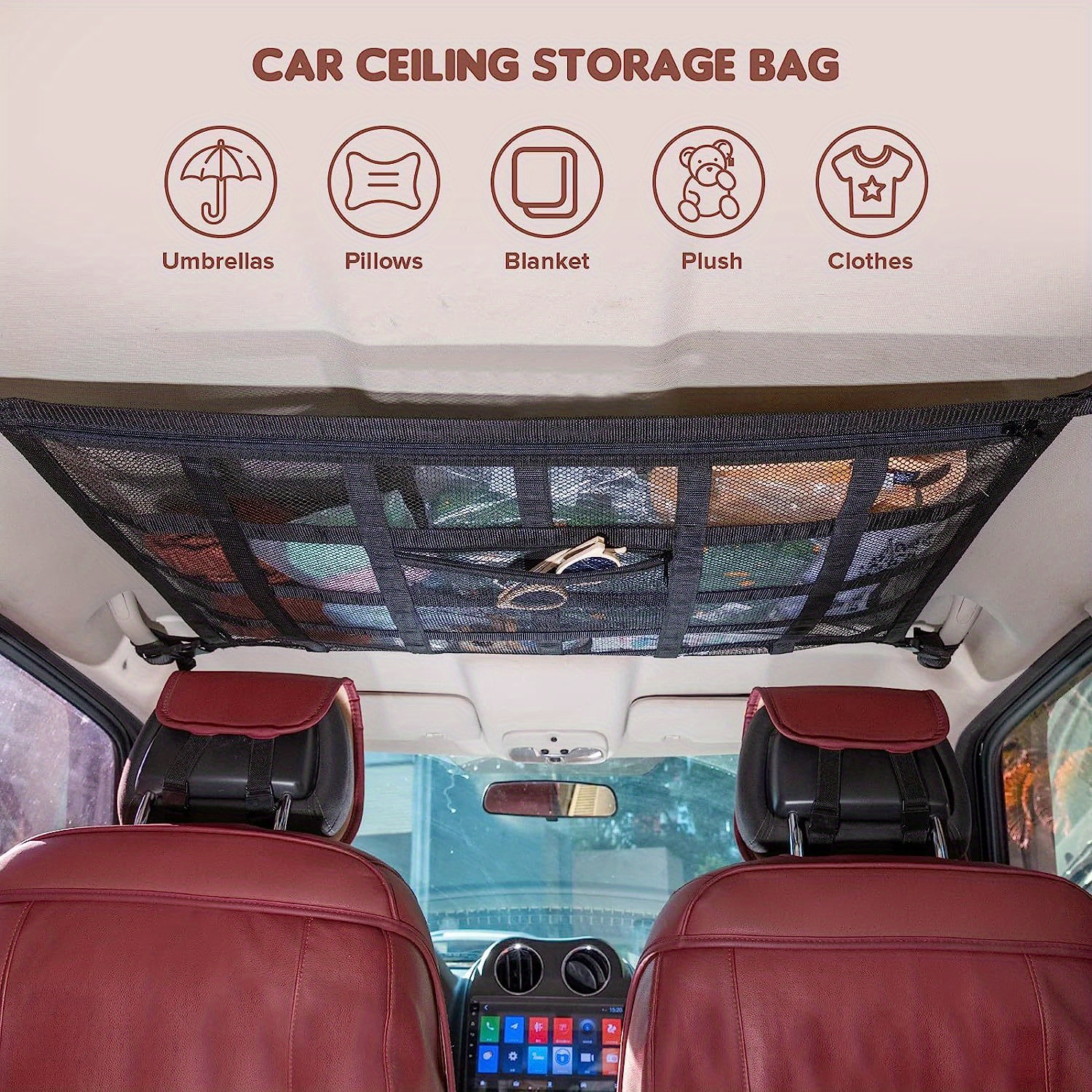 Dropship Cargo Net Seat Organizer to Sell Online at a Lower Price