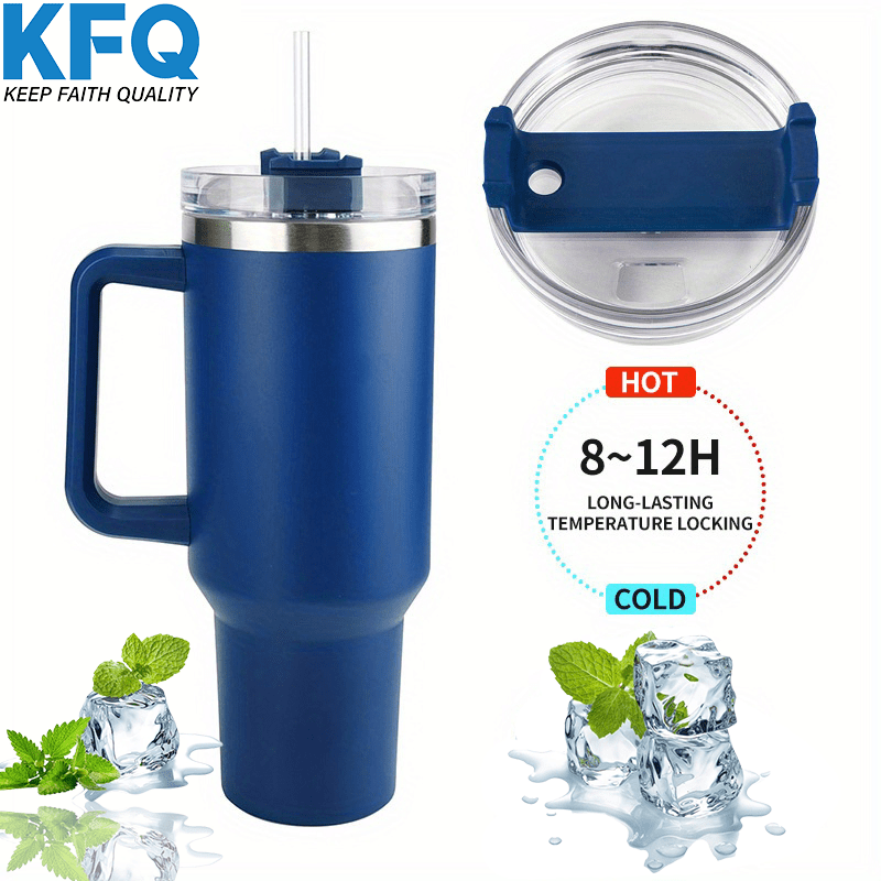 Sky Blue Thermal Cup Portable Stainless Steel Vacuum Cup - Temu