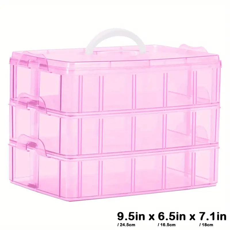 1pc Portable Storage Box For Beauty Tools, Nail Art Supplies, Kids'  Jewelry, Hair Accessories,Room,Home,Bedroom,Bathroom,House,Pink Room,Living  Room Decor,Travel Stuff,Gift Bag,Gifts For  Mom,Dad,Men,Friends,Teacher,Birthday,Wedding,Desk,Shelves