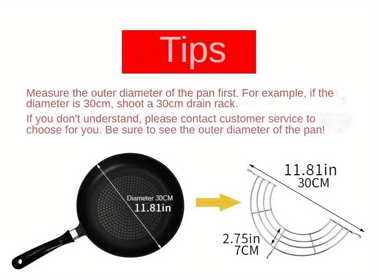 Stainless steel Semi circular Oil Drain Rack Home Baking Temu